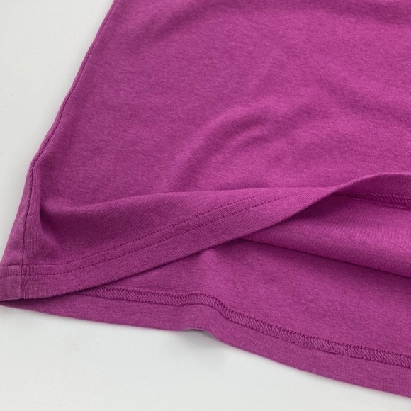 Old Navy Women's Purple Lace Trim Tank Top Size XL Cotton Blend - Picture 5 of 7